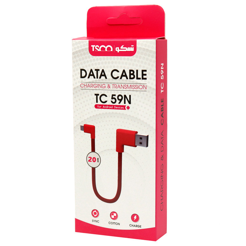 کابل کنفی میکرو یو اس بی TSCO TC-59N 20cm