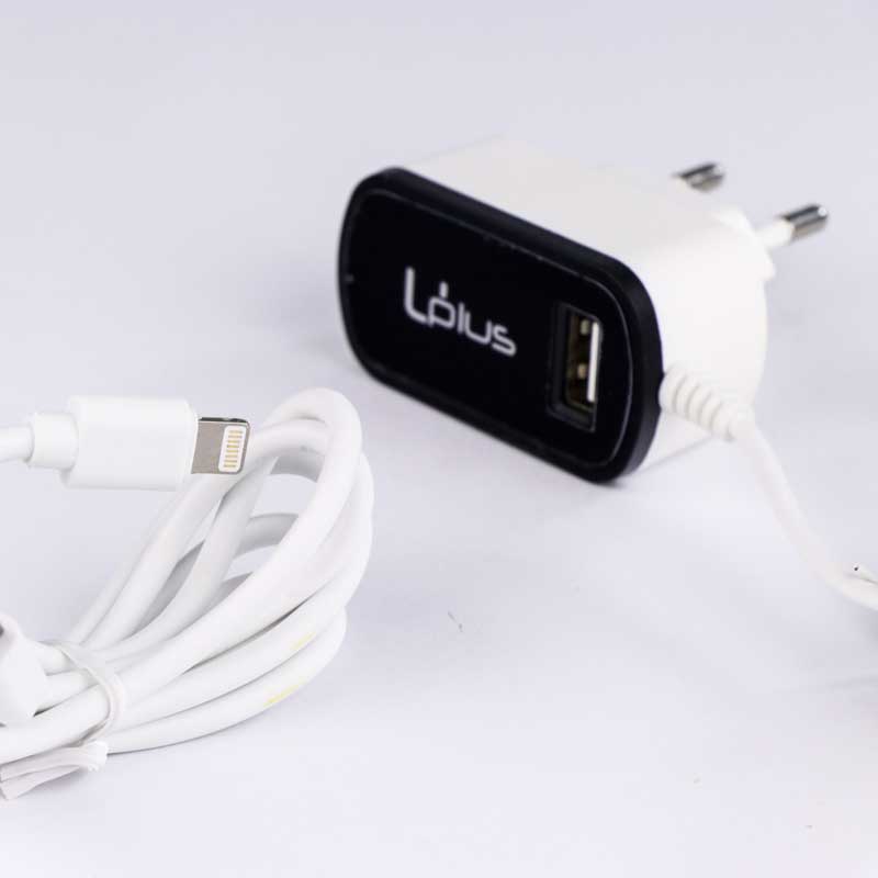 شارژر سیم وصل میکرو یو اس بی Uplus UP-002 + یک پورت USB