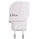 شارژر دیواری فست شارژ Uplus UP-003 2Port 2.4A QC2.0 + کابل آیفونی