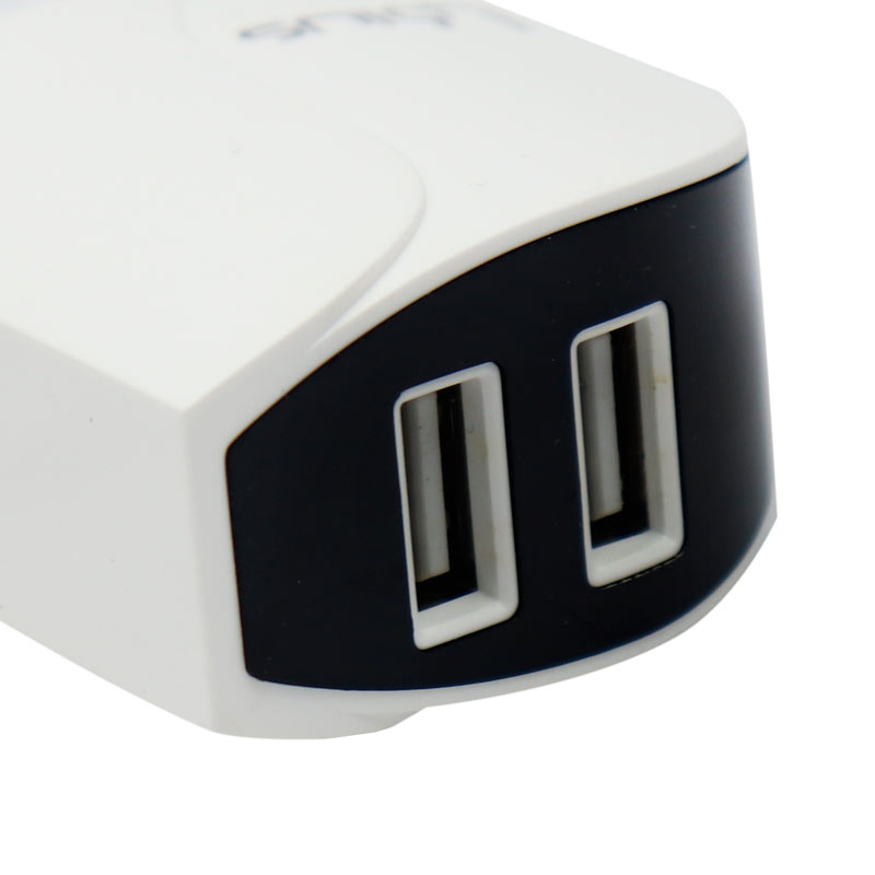 شارژر دیواری فست شارژ Uplus UP-003 2Port 2.4A QC2.0 + کابل میکرو یو اس بی