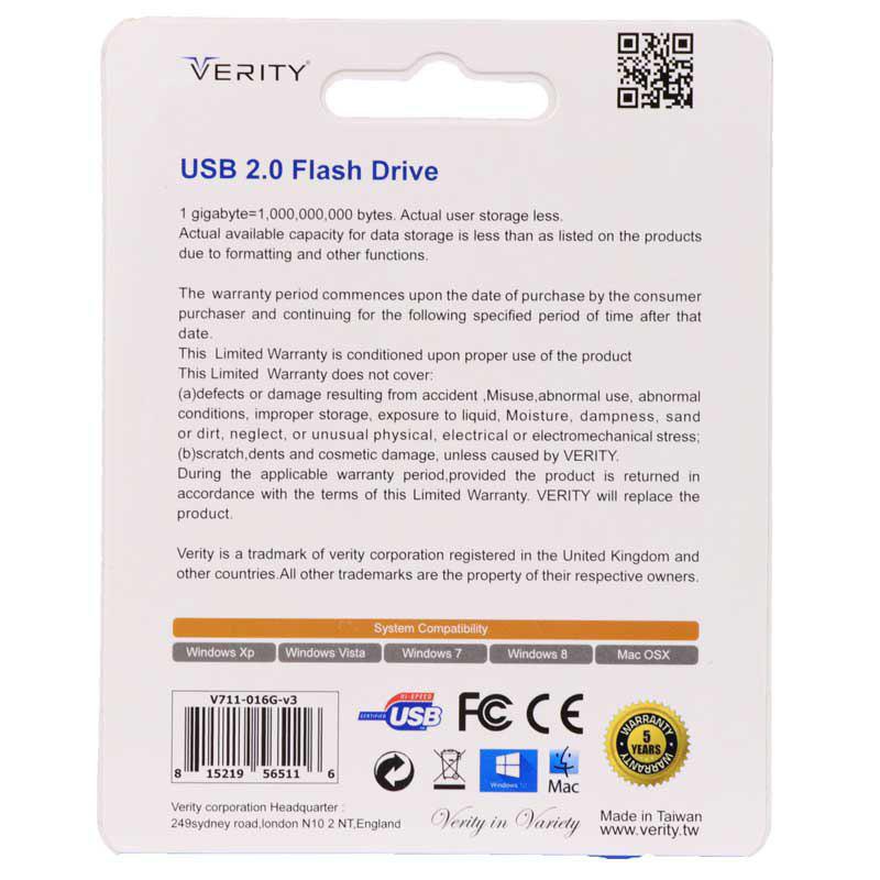 فلش 16 گیگ وریتی VERITY V711