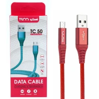 کابل میکرو یو اس بی TSCO TC 50 2.1A 1m