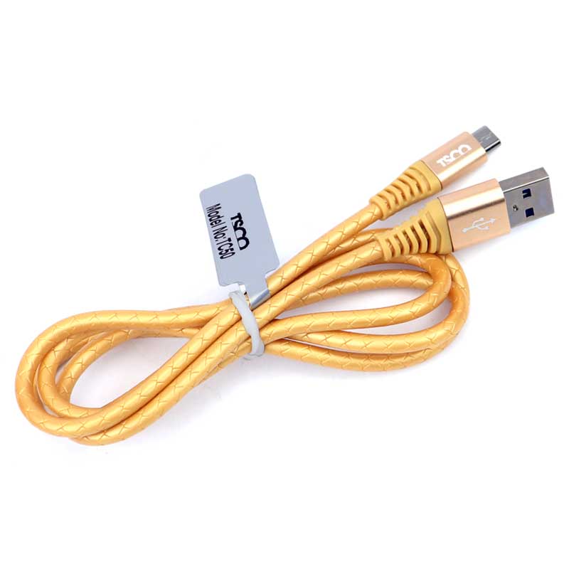 کابل میکرو یو اس بی TSCO TC 50 2.1A 1m