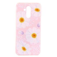 قاب ژله ای صورتی طرح دار کد4 Huawei Mate 20 Lite