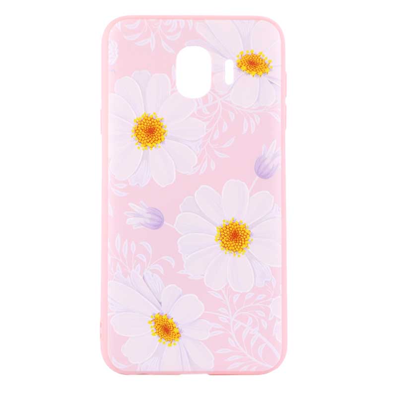 قاب ژله ای صورتی طرح دار کد4 Samsung Galaxy J4