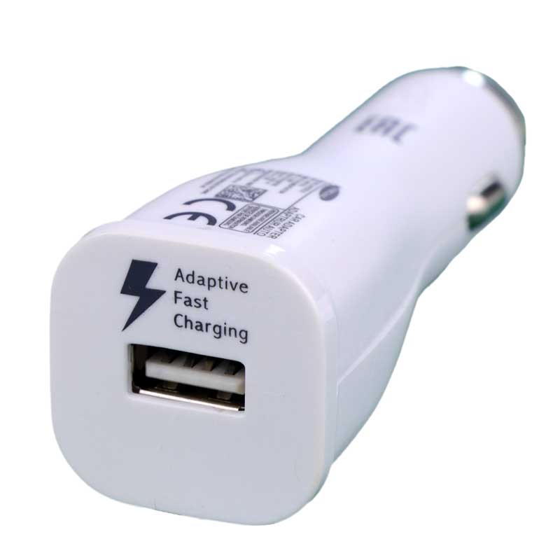 شارژر فندکی SAMSUNG FAST 15W پکدار + کابل میکرو یو اس بی