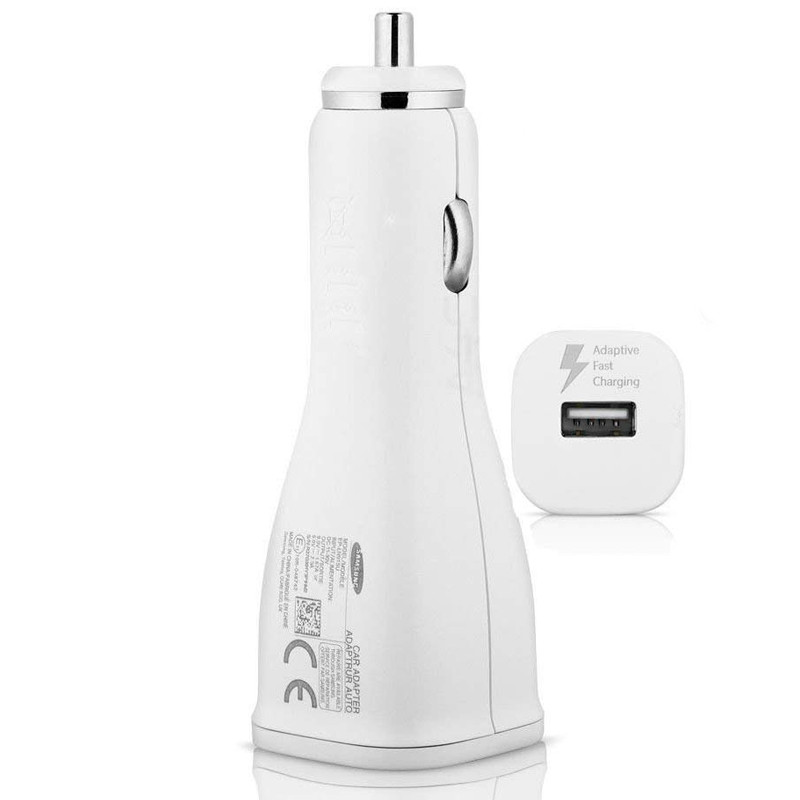 شارژر فندکی SAMSUNG FAST 15W پکدار + کابل میکرو یو اس بی