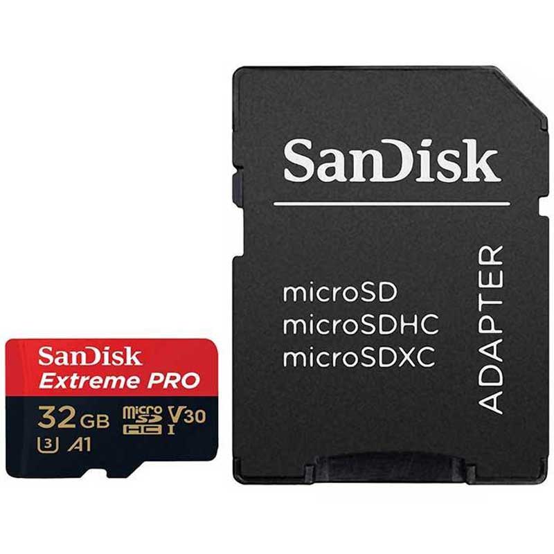 رم میکرو 32 گیگ سن دیسک SanDisk Extreme Pro U3 A1 100MB/s + خشاب