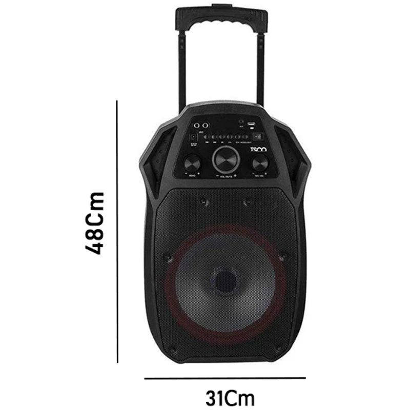 اسپیکر چمدانی بلوتوثی فلش خور TSCO TS-1850 + ریموت کنترل