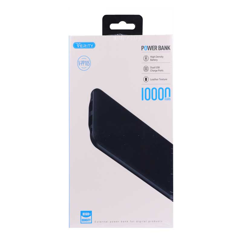 پاور بانک 10000 وریتی VERITY V-PP105 مشکی