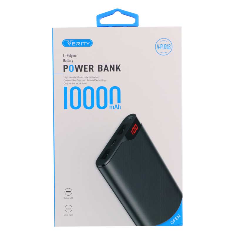 پاور بانک 10000 وریتی VERITY V-PU94