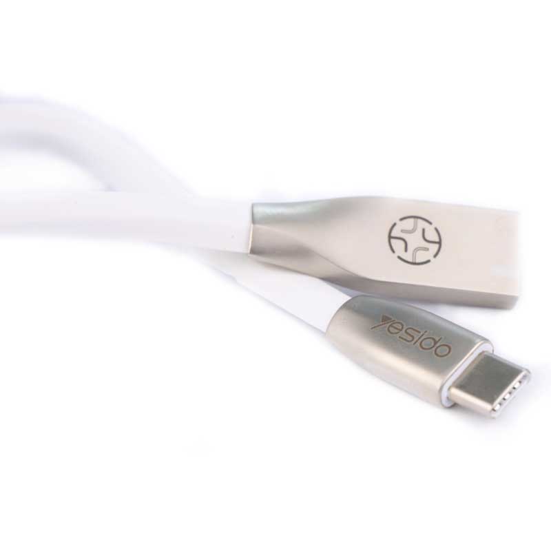 کابل سر فلزی YESIDO CA-01 1.2m Type-C