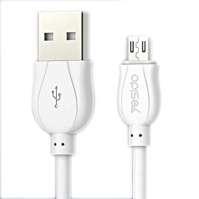 کابل میکرو یو اس بی فست شارژ YESIDO CA-14 2.4A 1m