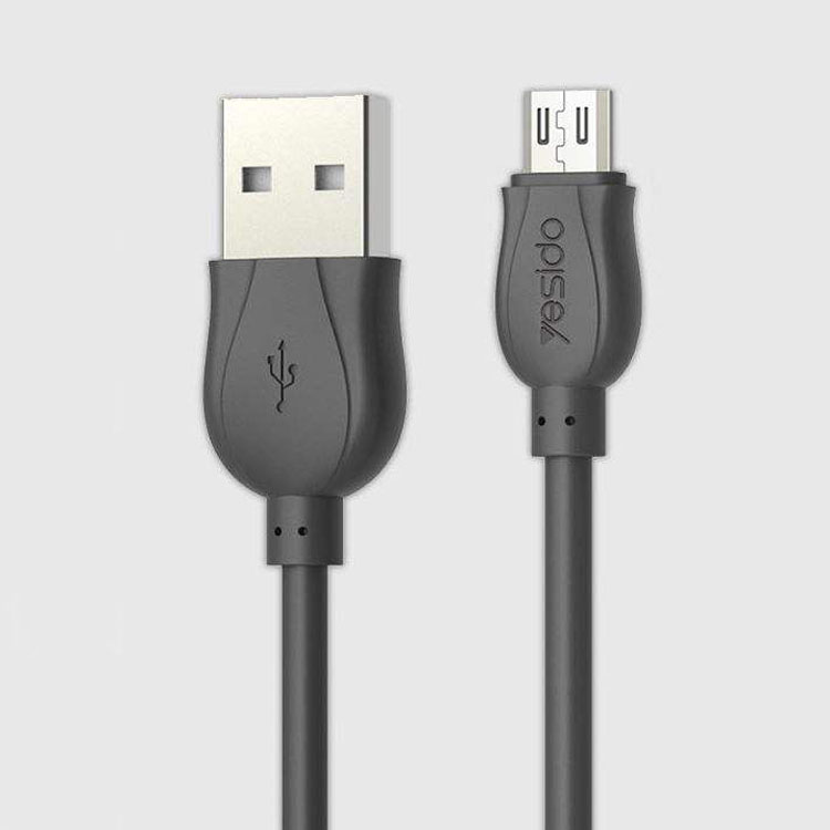 کابل میکرو یو اس بی فست شارژ YESIDO CA-14 2.4A 1m