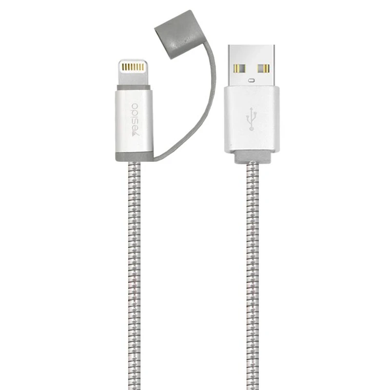 کابل آیفونی فست شارژ Yesido CA-T1 2.4A 20cm