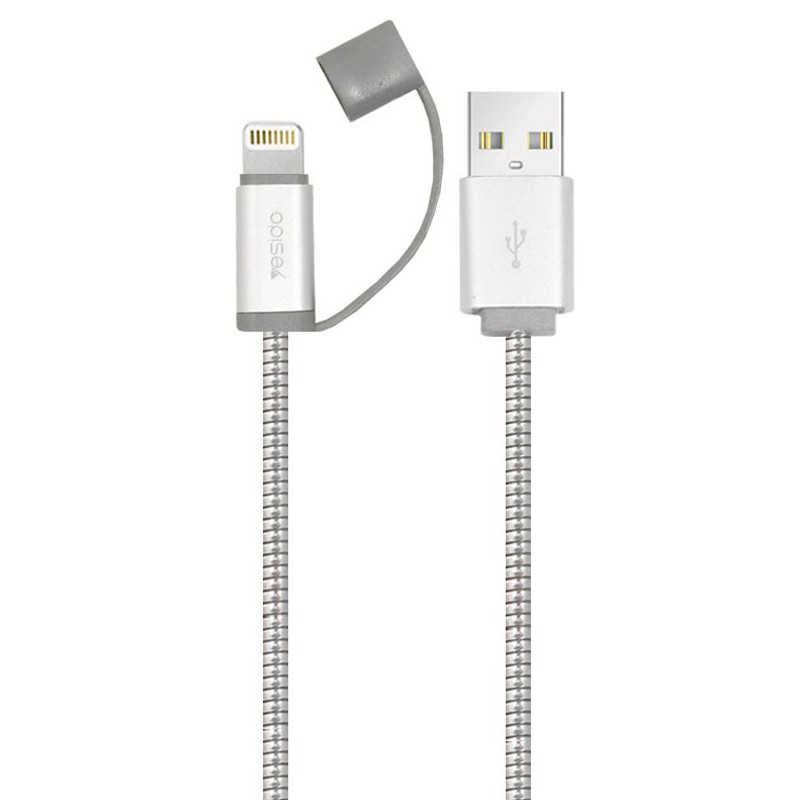 کابل آیفونی فست شارژ Yesido CA-T1 2.4A 20cm