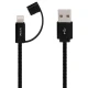 کابل آیفونی فست شارژ Yesido CA-T1 2.4A 20cm