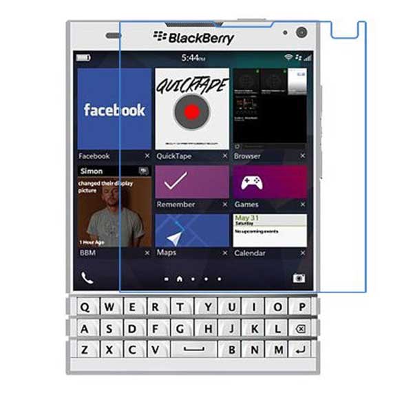 گلس شیشه ای BlackBerry Q30