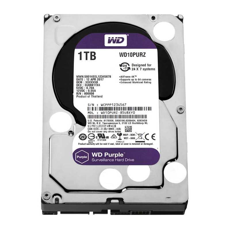 هارد اینترنال وسترن دیجیتال Western Digital Purple 1TB