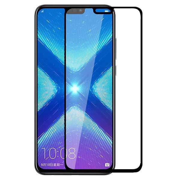 گلس شیشه ای فول صفحه Huawei Honor 8X مشکی