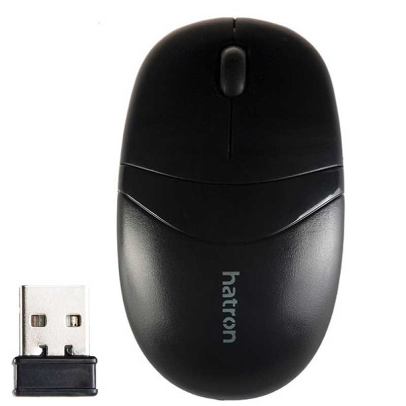 ماوس اپتیکال بی‌سیم Hatron مدل HMW360SL همراه با دانگل USB