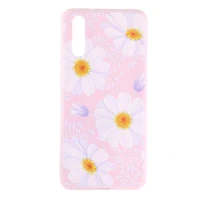 قاب ژله ای صورتی طرح دار کد4 Huawei P20