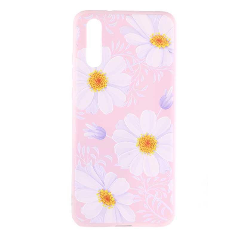 قاب ژله ای صورتی طرح دار کد4 Huawei P20