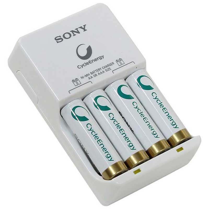 شارژر باتری Sony 34HHU4G + چهار باتری قلمی 2500mAh