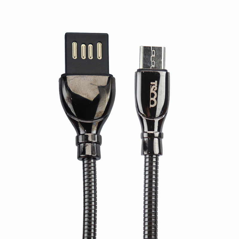 کابل میکرو یو اس بی فلزی TSCO TC 62N 2.1A 1m