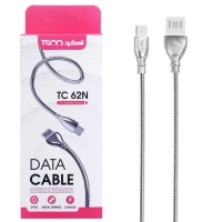 کابل میکرو یو اس بی فلزی TSCO TC 62N 2.1A 1m