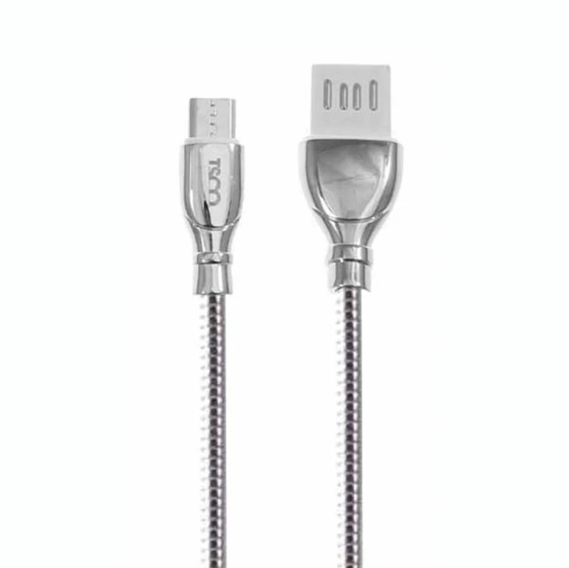 کابل میکرو یو اس بی فلزی TSCO TC 62N 2.1A 1m