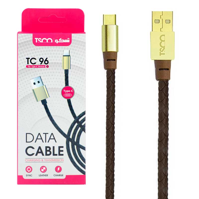 کابل روکش دار TSCO TC96 Type-C 1m
