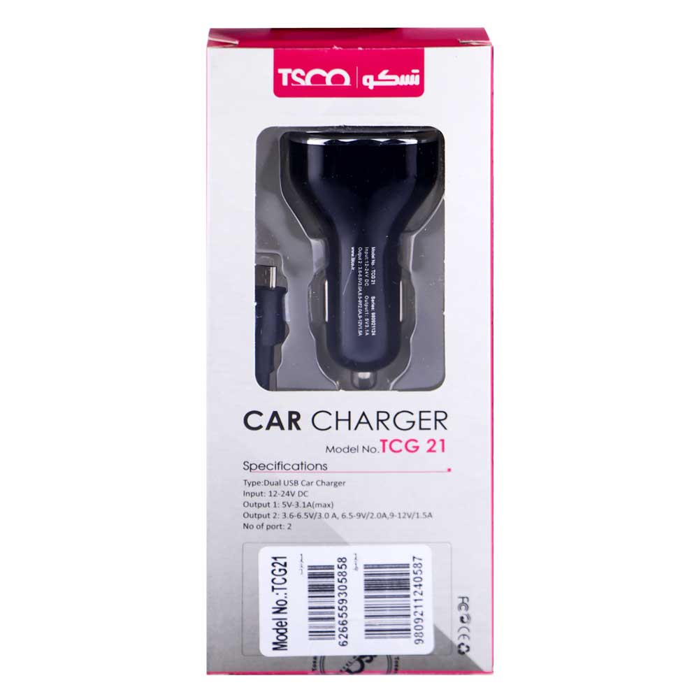 شارژر فندکی TSCO TCG21