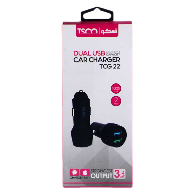 شارژر فندکی تسکو مدل TSCO TCG 22
