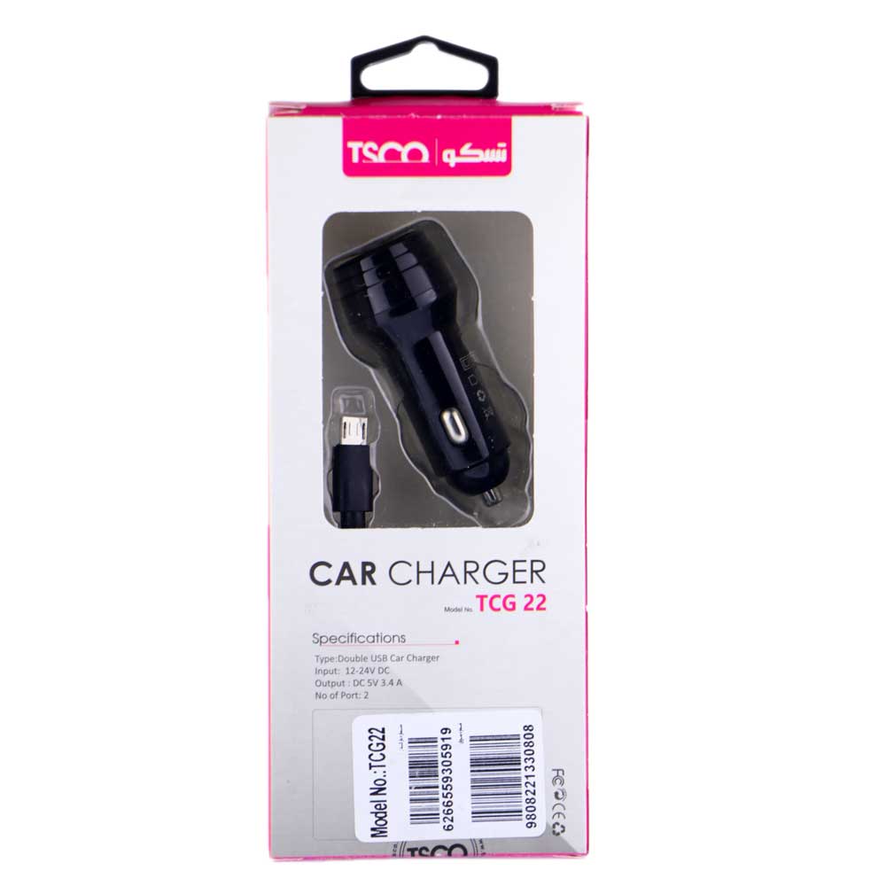 شارژر فندکی تسکو مدل TSCO TCG 22