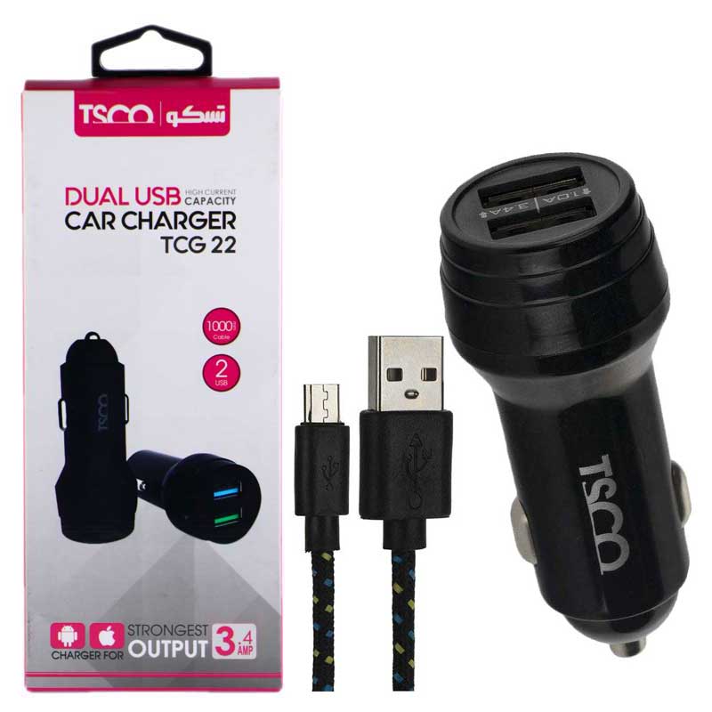 شارژر فندکی تسکو مدل TSCO TCG 22