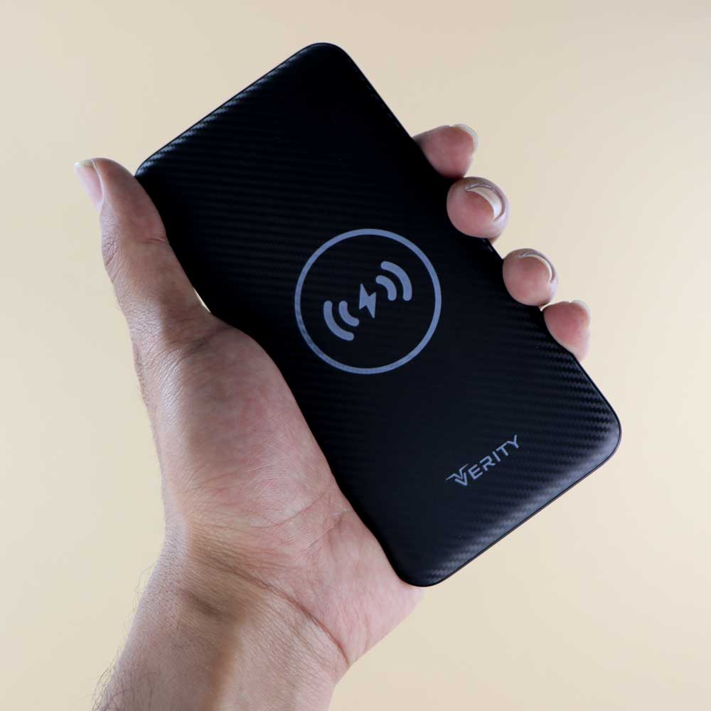 پاور بانک بی سیم 8000 وریتی VERITY V-PUW89 مشکی