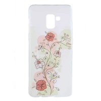 قاب فانتزی YOUNICOU Samsung A8 Plus طرح گل بوته