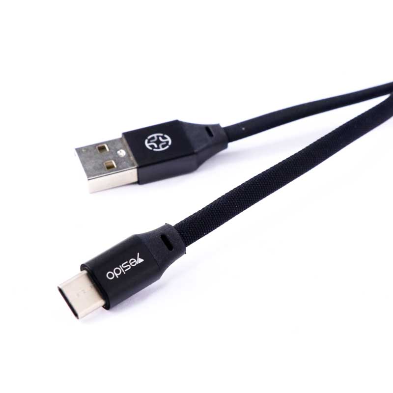 کابل شیلد دار Yesido CA-17 Type-C 30cm