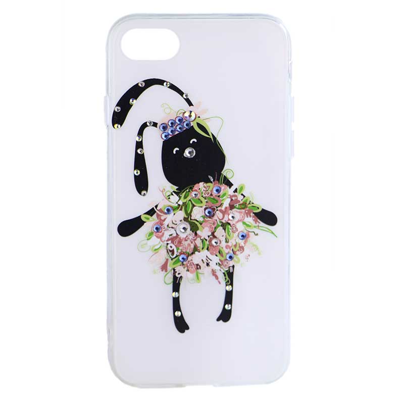 قاب فانتزی نگین دار طرح خرگوش Younicou iPhone 7/8