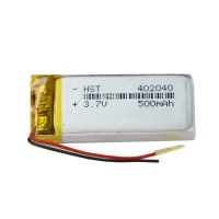 باتری لیتیوم 500mA 42*20*3mm