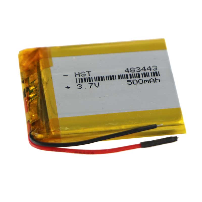 باتری لیتیوم 500mA 44*36*4mm