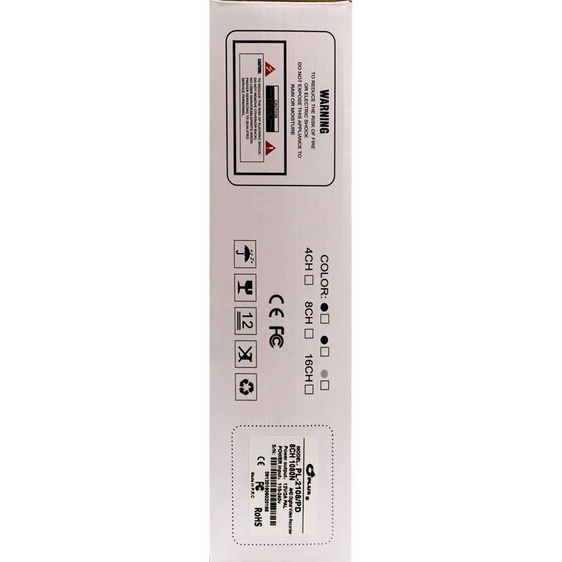 دستگاه DVR هشت کاناله PL-2108/OL 2MP 1080N سی پلاس