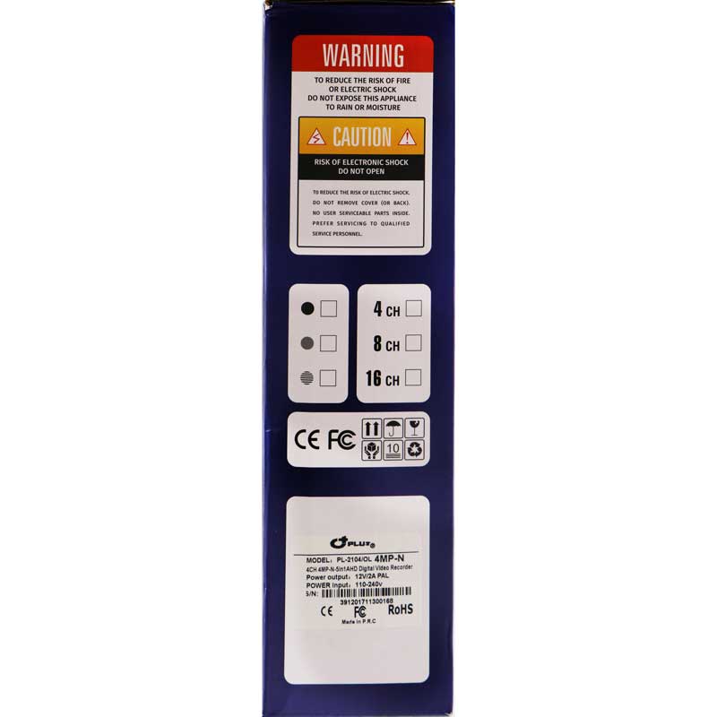 دستگاه DVR چهار کاناله PL-2104/OL 5MP-N سی پلاس
