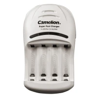شارژر باتری Camelion BC-1007 + چهار عدد باتری 2300mAh AA شارژی