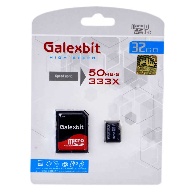 رم میکرو 32 گیگ گلکس بیت Galexbit U1 50MB/s + خشاب