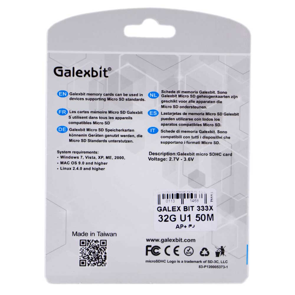 رم میکرو 32 گیگ گلکس بیت Galexbit U1 50MB/s + خشاب