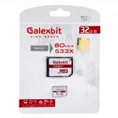 رم میکرو 32 گیگ گلکس بیت Galexbit Turbo+ U1 80MB/s + خشاب