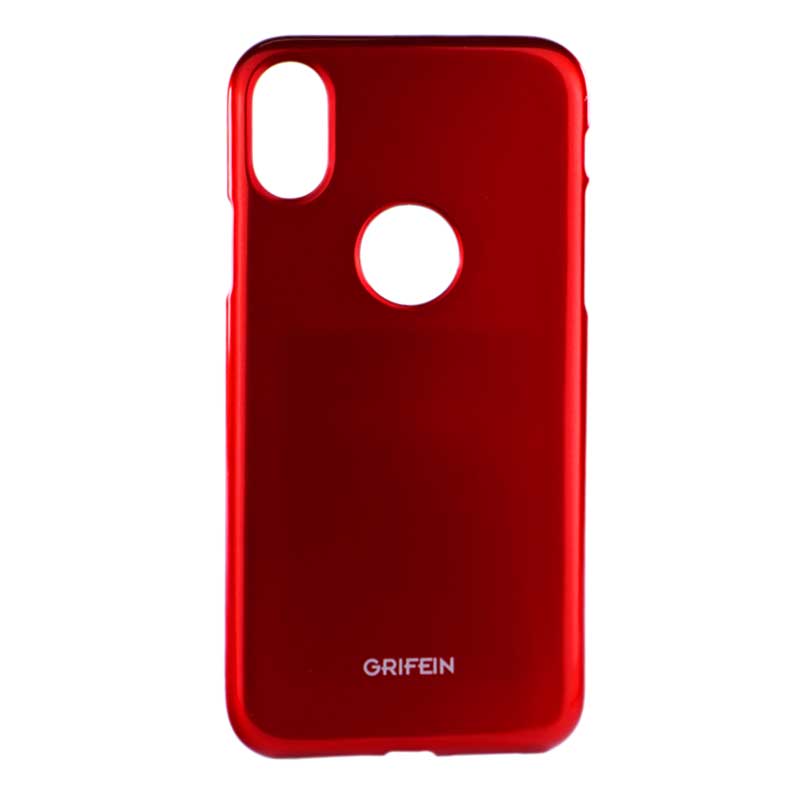 قاب ژله ای اکلیلی گریفین iPhone X قرمز