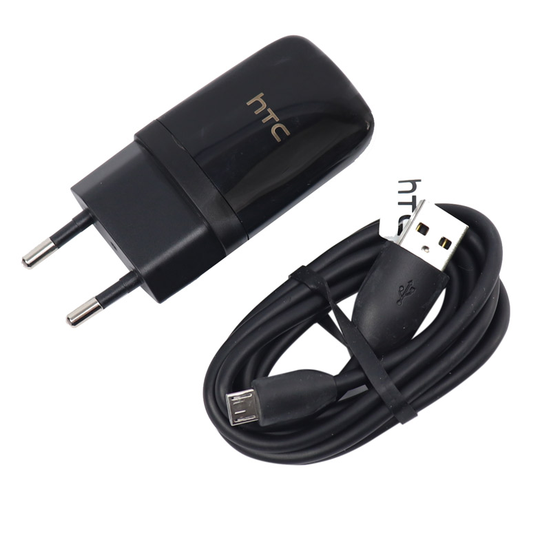 شارژر دیواری HTC 1A پک سلفونی + کابل میکرو یو اس بی